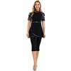 BaJooruly Costume da Bagno Rash Guard Costume da Surf a Maniche Corte Costume da Bagno Modesto da Donna Burkini Costume da Bagno Modesto (XXL,J1)