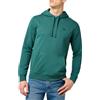 Wrangler Felpa con Cappuccio Sign off, Verde bistrot, M