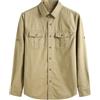 RUMAOZIA Camicia tattica da uomo per attività all'aria aperta, ad asciugatura rapida, funzionale, maglietta da lavoro, safari, overshirt Button Down Cargo, camicia da lavoro, leggera, traspirante, a