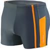 sesto senso Pantaloncini da Bagno Uomo Costume Boxer Calzoncini Pantaloni Swim Shorts BD 364 3XL Grafite