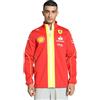 PUMA Giacca softshell Team Scuderia Ferrari 2024 Uomo Rosso Bruciato | Logo Scudetto Ferrari stampato davanti e dietro, Logo PUMA stampato davanti e sul cappuccio, Prodotto ufficiale con licenza