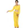 Astage Donne Danza Del Ventre Costume Active Wear A Maniche Lunghe Top Set