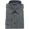 SEA BARRIER Camicia Fassa Flanella Leggera Fantasia Manica Lunga con Taschino Uomo Profumatore Saggio 137AZZ XL