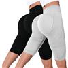 Generico 2 Pezzi Solenao Leggins Anticellulite Donna 3D Push Up Sculpture Lipedema a Compressione Controllo Graduata Estivi Leggings Anticellulite Corti Donna Sportivo Vita Alta Senza Cuciture Fitness Yoga