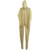 LIXIAAOOKWEDG Tuta da badysuit in gomma di lattice e gomma, trasparente, unisex, maschera in maschera