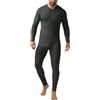 QIXING Set intimo termico da uomo foderato in pile con calzamaglia lunga calda per inverno, sci, calcio, lavoro