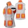ARRIS Gilet Riscaldato Donna con Batteria 7.4V, Gilet Elettrico Riscaldato da Donna Dimensioni regolabili per il campeggio, l'escursionismo, il golf e lo sci