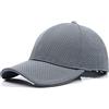 Zylioo Cappellino in rete da baseball oversize XXL,Cappellino papà strutturato grande,Cappello estivo traspirante regolabile, Grigio, XL/XXL