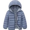 Kobilee giubbotto impermeabile bambino, Piumino 100 Grammi Bambino Cappotto Spesso Eleganti Piumino Giubbotti Bambini Autunnale Morbido Softshell Giubbino Intima Antivento Giacca Bimbo da Neve