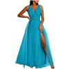 HAOLEI Vestito Donna Da Sera con Spalline Abito da Festa Scintillante a Trapezio Altalena Abito Da Donna Vintage Con Paillettes Anni '20 Con Frange Sexy Maniche Scollo A V Per Matrimoni Feste Cocktail