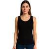 Intimitaly Liabel - Set 2 Maglie Termiche da Donna, Cotone Puro 100%, Mezze Corte o Spalla Larga, Bordo Raso, Trattamento Termico, Felpatura Soffice Bianche e Nere