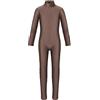 CHICTRY Ragazza Body da Ginnastica Danza Classica Tuta Sportiva Intera Leotard Balletto Bambina Bodysuit Aderente Jumpsuit per Allenamento Performance Marrone 14-16 Anni