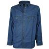 Siry Work Camicia Sea Barrier Art. New-PECOS Realizzata in Denim Lavato, 100% Cotone con Chiusura a Bottoni a Pressione - tg XL