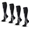 MEIION Calze compressive Nursiv Calze a compressione 20-30 mmHg per sport e viaggi, supporto per gambe, vene varicose e gravidanza