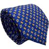 CARACCIOLO Cravatta Elegante in Seta Stile Classico Sartoria napoletana (BLUETTE S.LUCIA)
