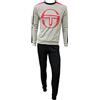 Sergio Tacchini Pigiama Uomo Invernale, Pigiama Uomo Caldo Cotone, Tuta Uomo Casa