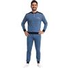 Navigare Pigiama Uomo Invernale Caldo Cotone Interlock Grigio 2141340
