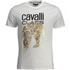 CAVALLI CLASS T-Shirt Maniche Corte Uomo Bianco 2XL