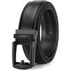 GAEKEAO Cintura Uomo Pelle, Cintura Senza Buchi con Fibbia Automatica, Belt 35mm per Vestiti e Tempo Libero, Regalo per gli Uomini