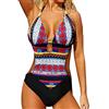 Lovelegis Costume da Bagno - Intero - Adatto a Adulti Donna & Fantasia Multicolore - Sexy - Moda Mare - Spiaggia - Piscina - Taglia M - Idea Regalo Compleanno