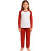 A2Z 4 Kids Ragazze Ragazzi Pjs Plain Pigiama Set Lounge Suit Top Bottom Set Comodo Loungewear Lightweight età 2-13 Anni