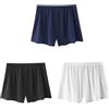 Generico 3PC Pantaloncini da notte da uomo, taglie grandi, da uomo, corti,sottili, il tempo libero, estivi, corti, leggeri, per il sonno, pantaloni da pigiama, taglie forti, estivi, in cotone#4i1