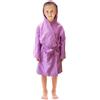 BANZAII TEXTILE INNOVATOR ONLINE Banzaii Accappatoio Bambino e Bambina 10-12 anni, Accappatoio in Microfibra con Cappuccio e Borsa Salvaspazio, Asciugatura Rapida Perfetto per Piscina - Lilla