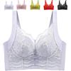 YGSIKY Reggiseno Push-up Regolabile da Donna, Reggiseno Elegante per Il Comfort Quotidiano con Potente Effetto Lifting e Modellante, Reggiseni in Pizzo a Copertura Totale (Gray,42)