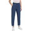 RAGNO Jeans a Carota con Tasche P-E in Light Denim dn18p7