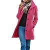 MOKBAY Cappotto Lana Donna Invernale Cappotto Lungo Oversize Cappottino Elegante Invernale Autunnale Cappotti Curvy Calda Lana Giacche Giacca Donna Pelliccia Ecologica M