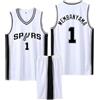 WEOPLKIN Completo da Basket Uomo e Bambino, Maglia Canotta e Pantaloncini