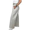 Ballandoro Pantaloni Eleganti Donna Palazzo Vita Alta Larghi - per Completo Cerimonia Cotone Curvy, Pantalone Tailleur Made in Italy Autunno (IT, Testo, S, Regular, Regular, Beige Sabbia)
