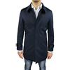 Mat Sartoriale Giaccone Soprabito Uomo Blu Scuro Invernale Casual Elegante Giacca Trench Nuovo Sartoriale
