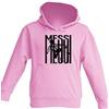BrolloGroup Felpa con Cappuccio Messi 10 Felpe Tifosi Calcio Barcellona Taglie Bambino Ragazzo Uomo PS 32714-006 (Rosa, 9/11 Anni)