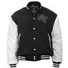 Mil-Tec Giacca da baseball vintage "NY", Black, XXXL