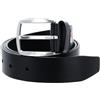 Tommy Hilfiger Pelle Moderna 3.5 Cintura, Black, 80 cm Uomo