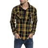 RED BRIDGE Camicia da Uomo Maglia Casual a Quadri Plaid Shirt Vintage