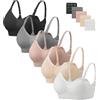 HBselect 5 PCS Reggiseno Allattamento con Estensione Reggiseno Bra Donna