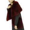 iSpchen Sciarpa da donna in pelliccia sintetica Wrap Stola Inverno Sposa Lungo Capo Shrug Matrimonio Donna Pelliccia Bolero Sciarpa Wrap Stola Invernale Collo di Pelliccia Cape Matrimonio Pelliccia Wrap