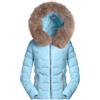 MJGkhiy Piumino Donna Invernale Curvy Giubbino Trapuntato Caldo Cappotto Con Zip Elegante Puffer Jacket Con Pelliccia Cappuccio Autunnale Comodo Giacca Antivento Casual Piumini Imbottita Taglie Forti