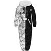 Morbuy Uomo Moda Famiglia Onesie Pigiama a Maniche Lunghe, Morbuy Adulto e Infante Intero Tuta con Cappuccio Casual Overall Caldo Monopezzo da Notte Onesie Sport Suit (Adult S,Leone)