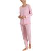 RAGNO Pigiama Donna Lungo Girocollo Cotone Jersey Leggero DT30NQ