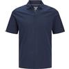 JACK & JONES JJESUMMER LINEN POLO SS LN, Polo-Shirt Uomo, Blu (Navy Blazer), S