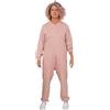 FERRUCCI COMFORT Pigiama Tutone Sanitario in Cotone da Donna con Cerniera sul Dorso - 9078 ML PL - per Incontienza, Alzheimer e Anziani