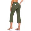 MOVE BEYOND Donna Pantaloni e Pinocchietti Bootleg da Yoga con 4 Tasche a Vita Alta Controllo di Pancia