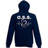 le herisson Felpa Cappuccio OSS O.S.S. STETOSCOPI sanità Abiti Lavoro Nurse Personalizzabile Regalo COLLEGA Amica