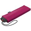 Knirps Ombrello Is.050 con tasca per ombrelli colorata - Piccolo ombrello per viaggiare, apribile a mano, ombrello tascabile, resistente alle tempeste e leggero - Mini ombrello, Viola, S