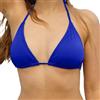 MYLILY Reggiseno Bikini Triangolo Donna | Allacciatura al Collo con Coppe Estraibili | per Seno Grande & Taglie Forti | per Piscina & Spiaggia | Oeko-Tex, Regolabile, Premium, Vegano | Blu Reale, XL