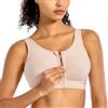 SYROKAN Donna Reggiseno Sportivo con Zip Frontale | Alto Impatto, Supporto, Post Operatorio, Workout, Fitness
