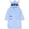 OVS KIDS Accappatoio in puro cotone azzurro da neonata con design Stitch